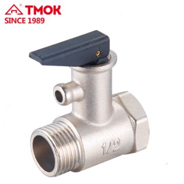 Válvula de segurança de bronze TMOK com válvula de alívio de segurança de pressão de alça de plástico para a caldeira de água